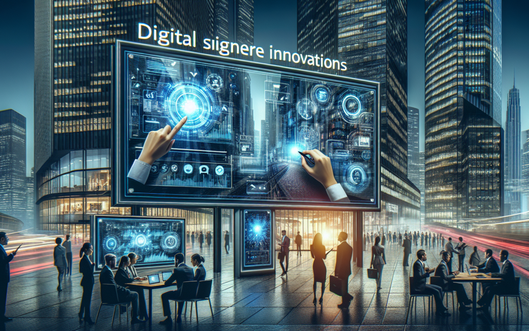 Digital Signage Innovations: its impact on digital signage